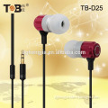 Wired Earphone with Cable Roller High Quality New Duck Earphone Branded Design Metal Earphone
